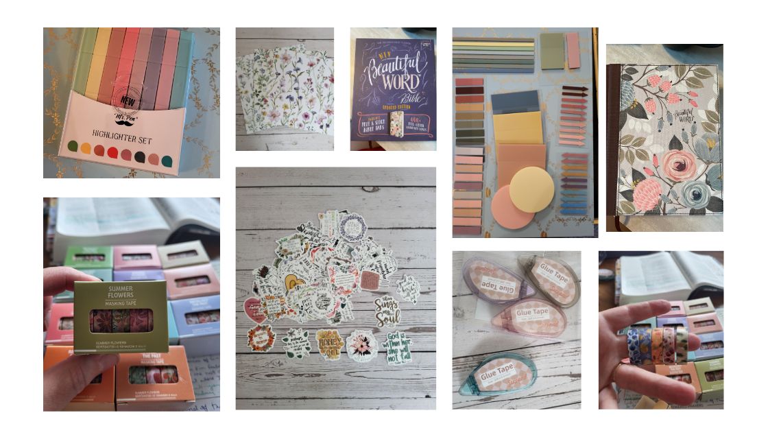 Images of great Bible journaling tools