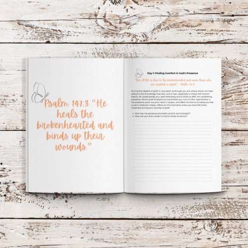 Finding Comfort During Grief: Devotional Journal
