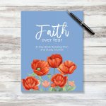 Faith Over Fear: Bible Study Journal